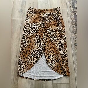 VENUS Leopard Print Wandering Goddess Skirt, Size 1X